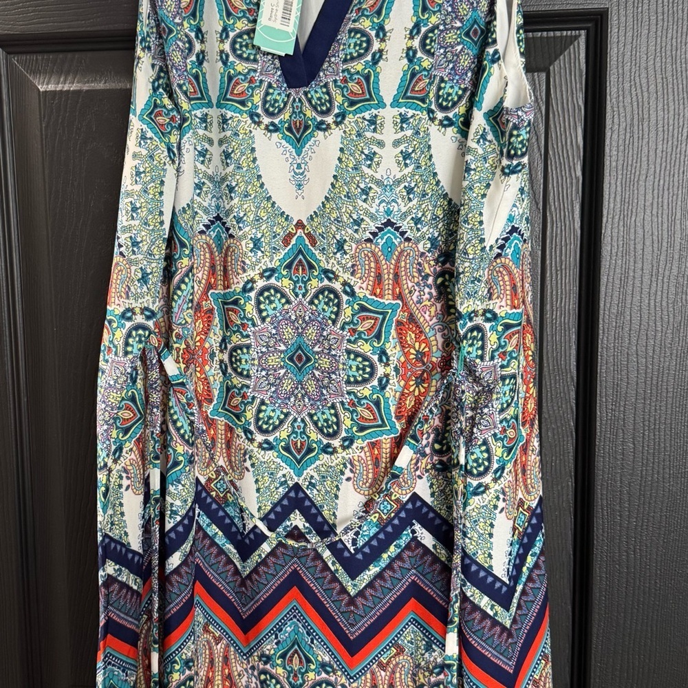 Multicolor Bohemian Print Dress